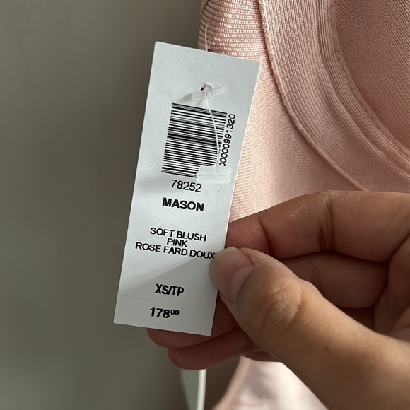 Brand new with tag Aritzia Ten by Babaton pink bandage dress size XS - Picture 5 of 9